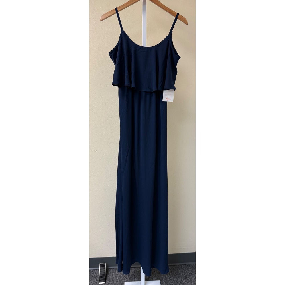 Show Me Your Mumu Caitlin Ruffly Maxi Dress XS Bridesmaid Wedding Guest‎ NWT